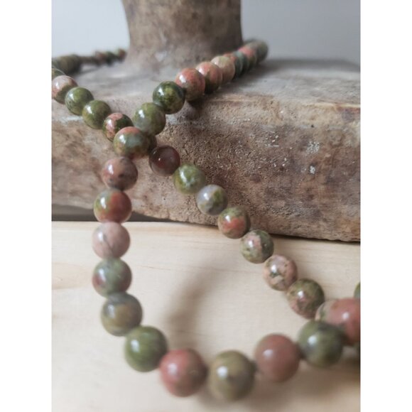 Polished Jasper Vintage Necklace Gemstone Necklace Wearing gemstones - Picture 6 of 10